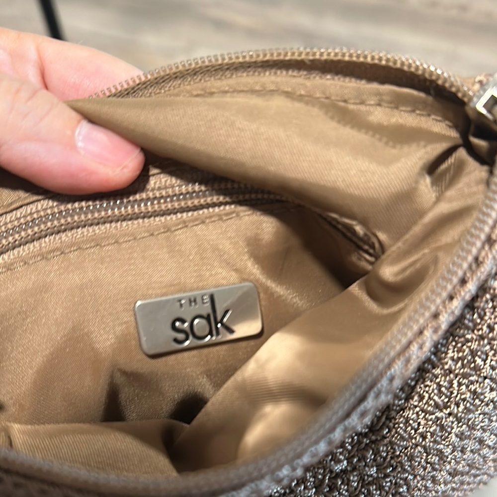 The Sak Brown Woven Crossbody Bag - Picture 4 of 5
